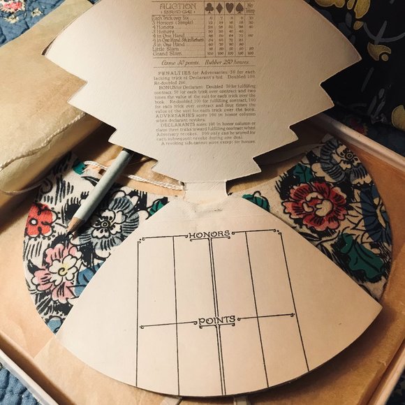 1930s Buzza Bridge Score Pad - Picture 3 of 8